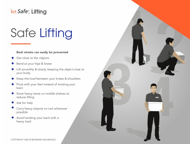 FREE POSTER: Safe Lifting Procedures - Profiting From Safety